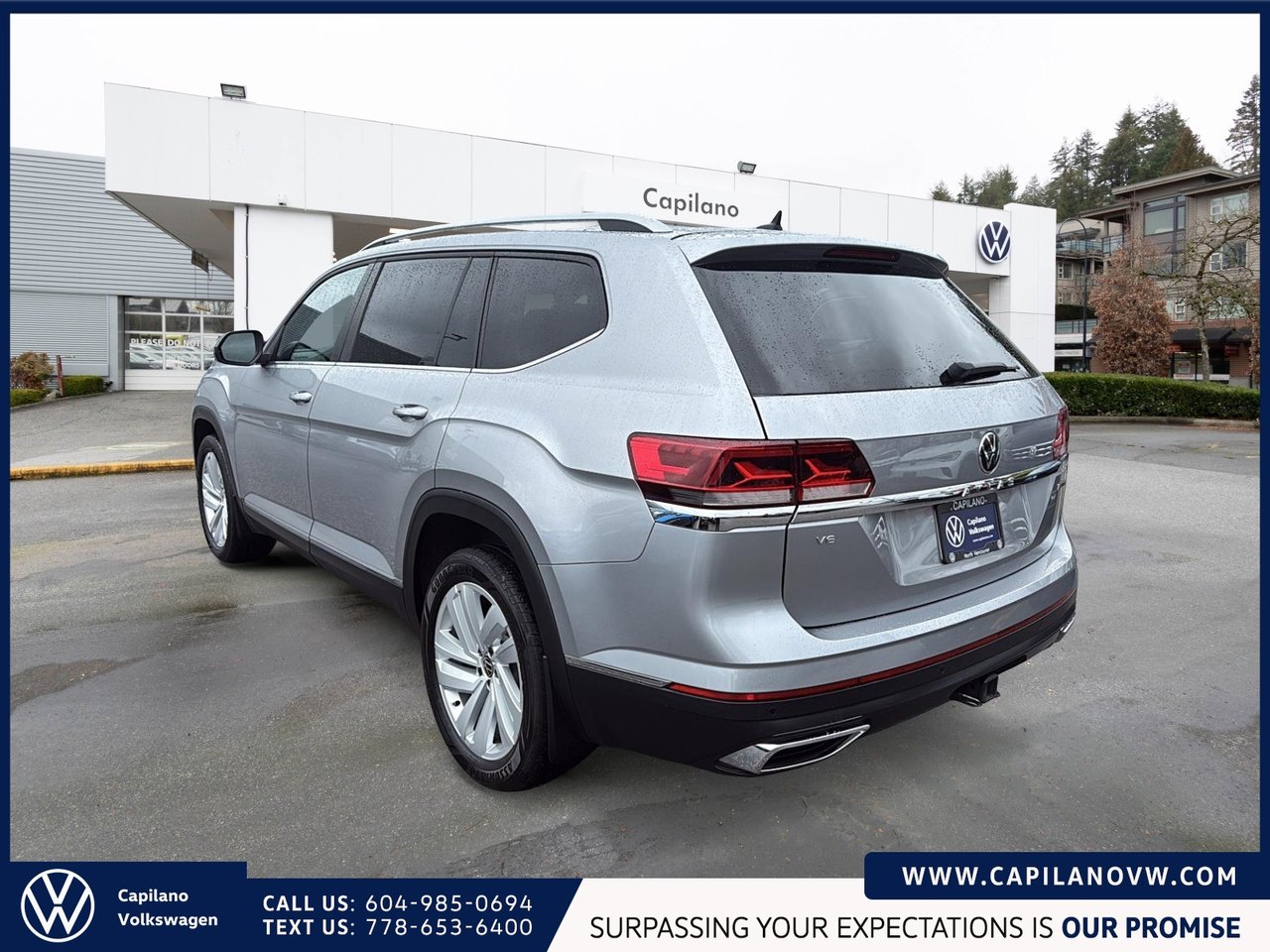 2021 Volkswagen Atlas Highline 3.6L 4MOTION + Captain's Chair Package Just Arrived! Local, No Accidents, AWD