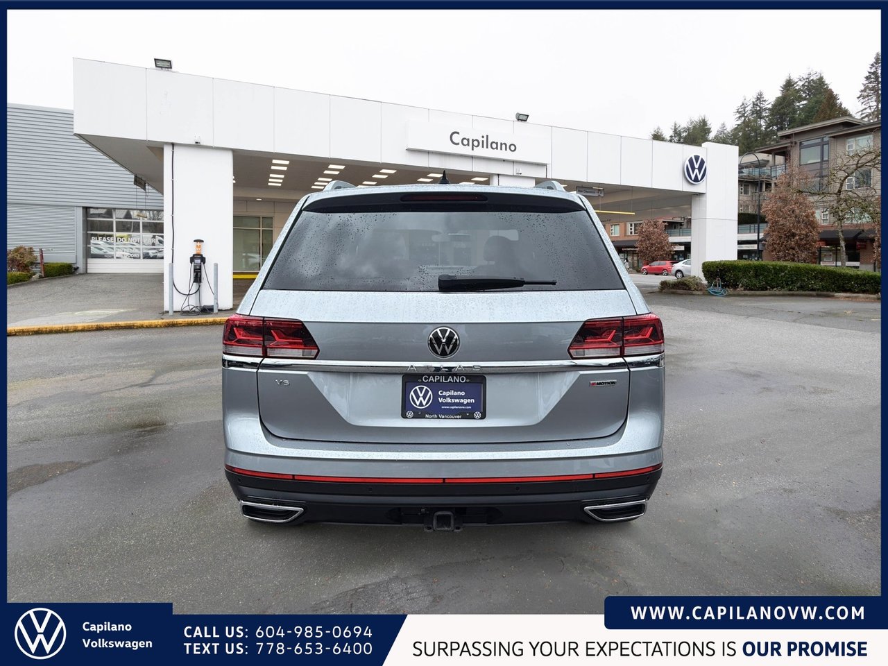 2021 Volkswagen Atlas Highline 3.6L 4MOTION + Captain's Chair Package Just Arrived! Local, No Accidents, AWD