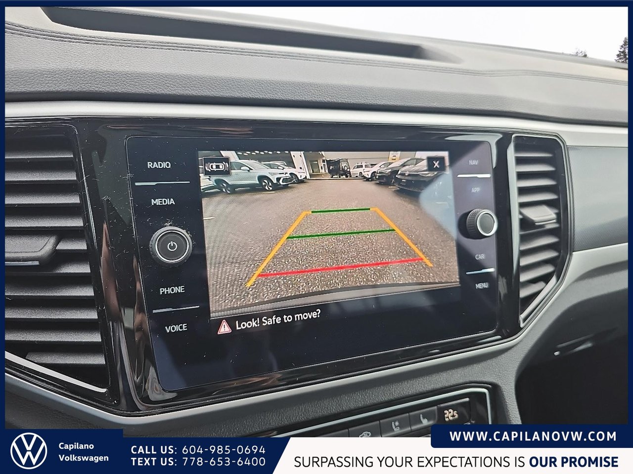 2023 Volkswagen Atlas Highline 3.6L 4MOTION | R Line & Captain's Chairs Just Arrived! Local Vehicle, Well-Equipped