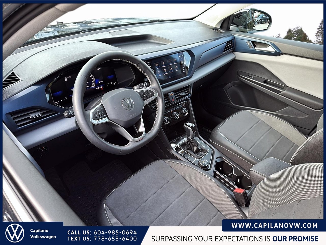 2023 Volkswagen Taos Comfortline 4MOTION | Panoramic Sunroof Local, One Owner, Low KM!