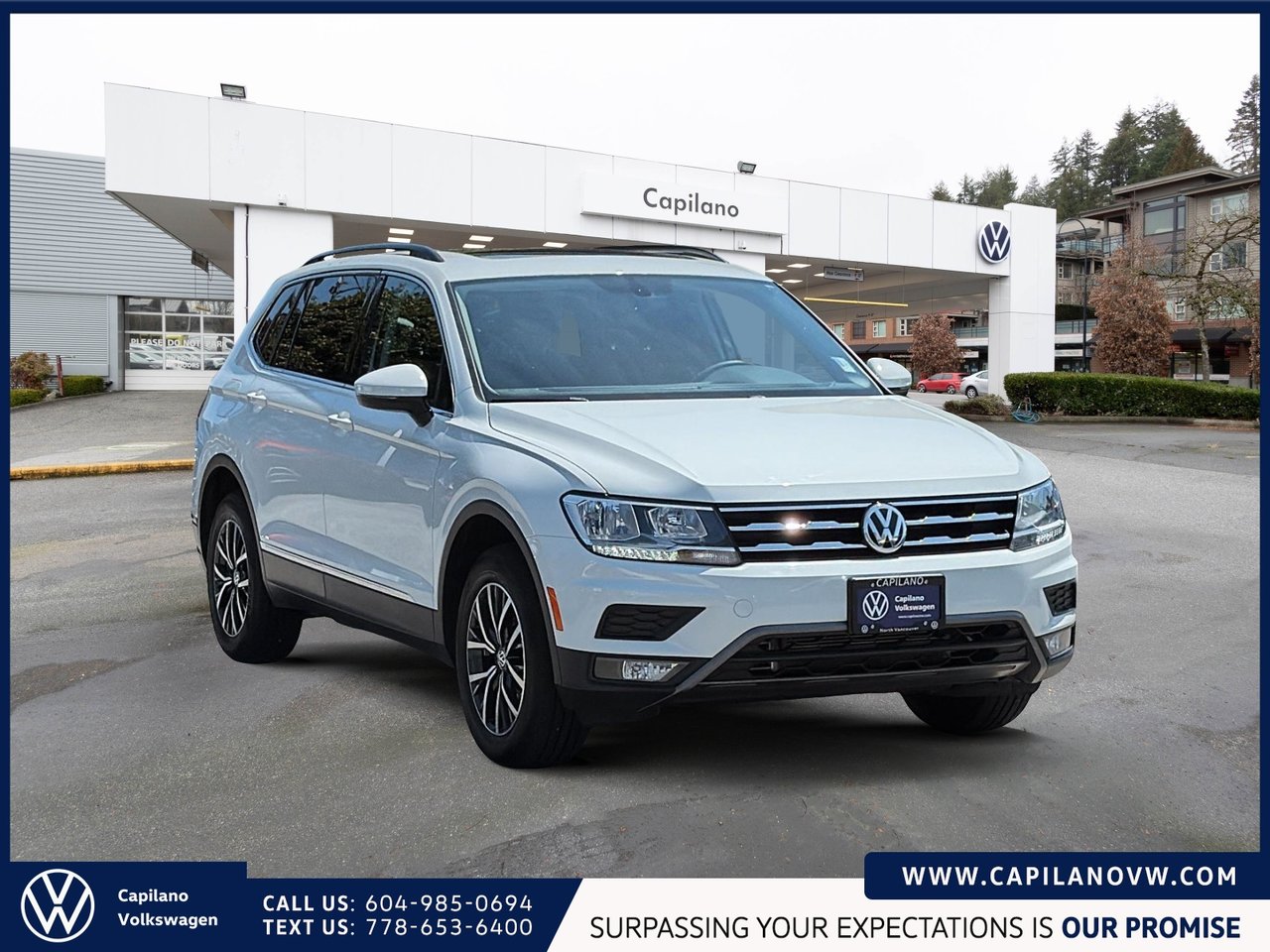 2021 Volkswagen Tiguan Comfortline 4MOTION + Panoramic Sunroof Just Arrived! Local, One Owner, No Accidents