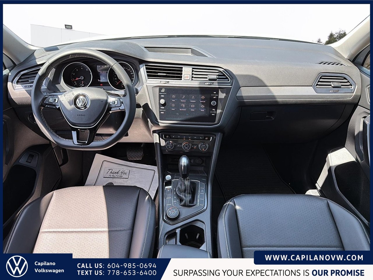 2021 Volkswagen Tiguan Comfortline 4MOTION + Panoramic Sunroof Just Arrived! Local, One Owner, No Accidents