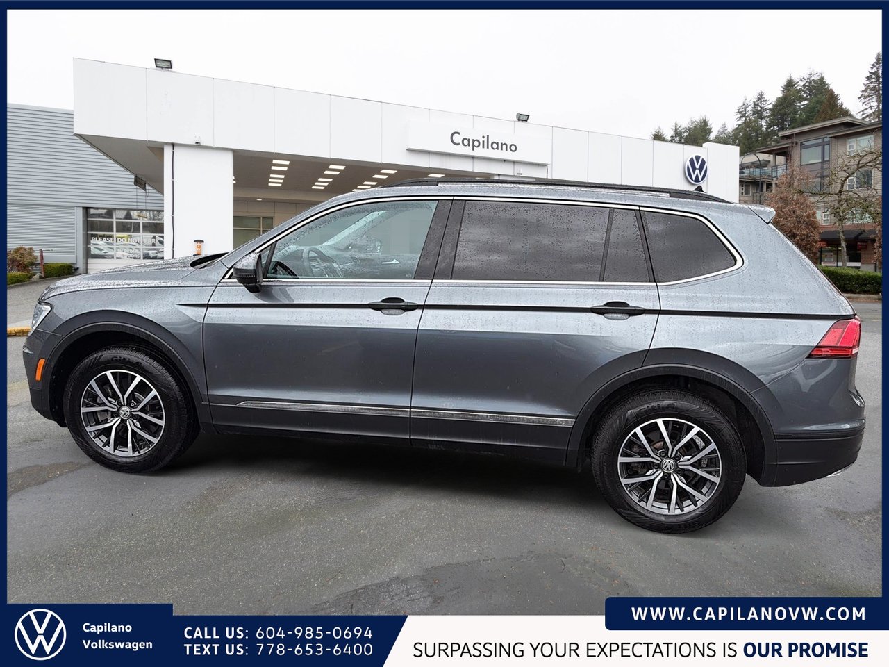 2021 Volkswagen Tiguan COMFORTLINE 4MOTION + Panoramic Sunroof Just Arrived! Local, One Owner, Low KM!,