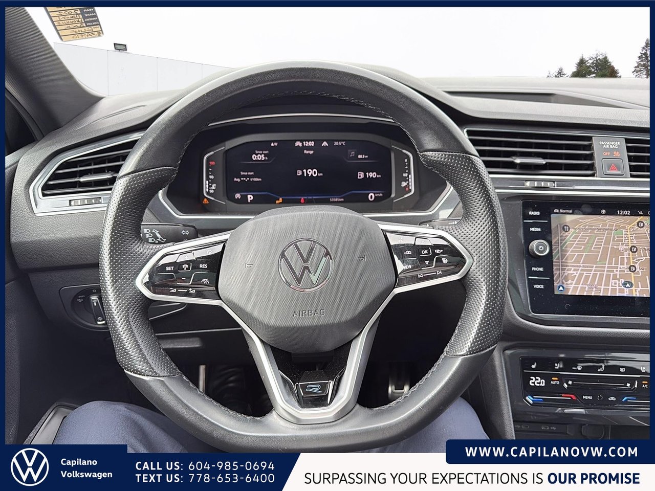 2022 Volkswagen Tiguan Highline R-Line 4MOTION Just Arrived! *Passenger Side Mirror To Be Repaired Prior To Sale*