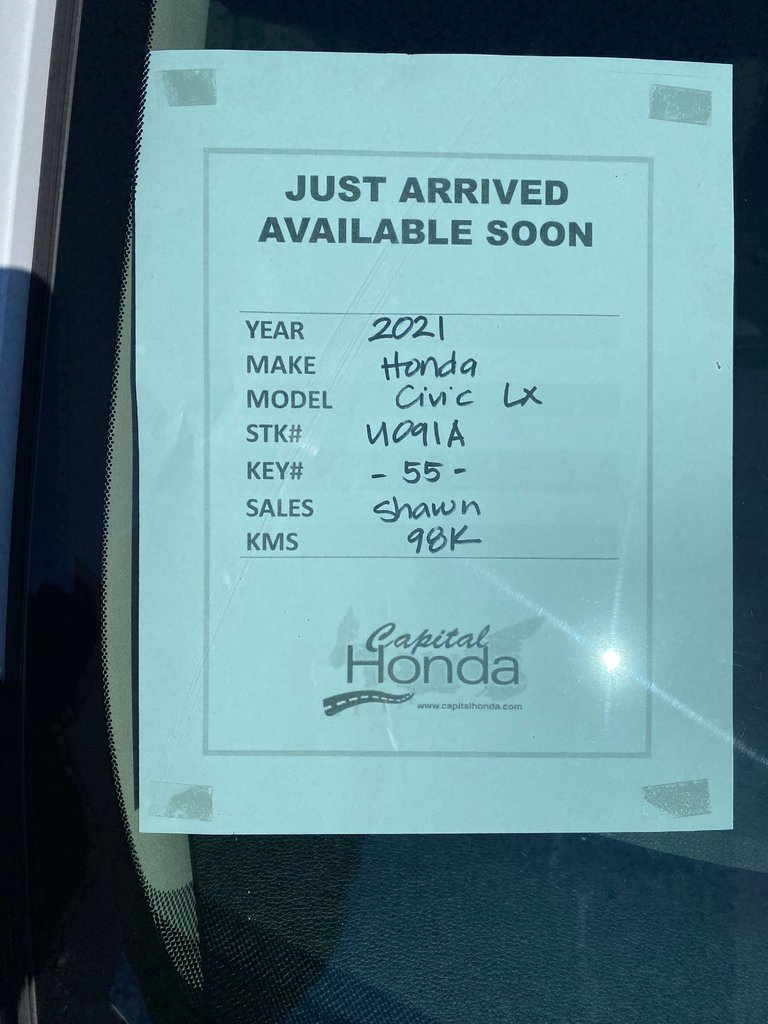 Honda Civic Sedan LX 2021-1
