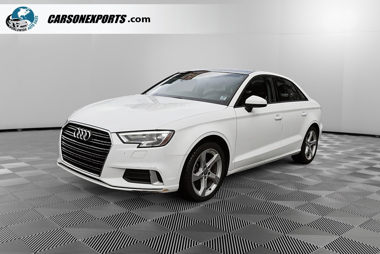 White 2019 Audi A3 Hatchback Automatic