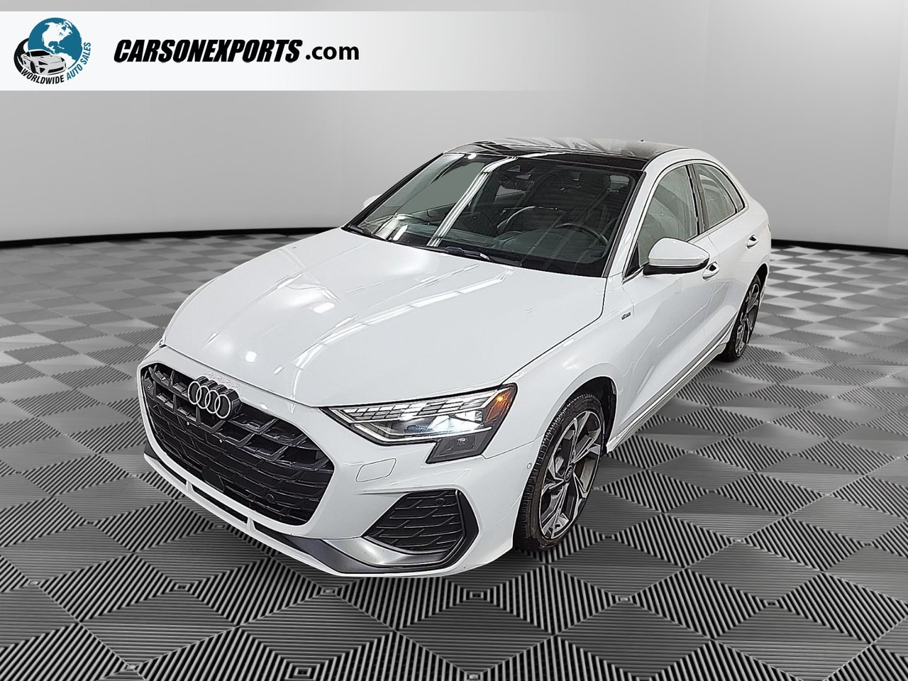 White 2025 Audi A3 Sedan Automatic