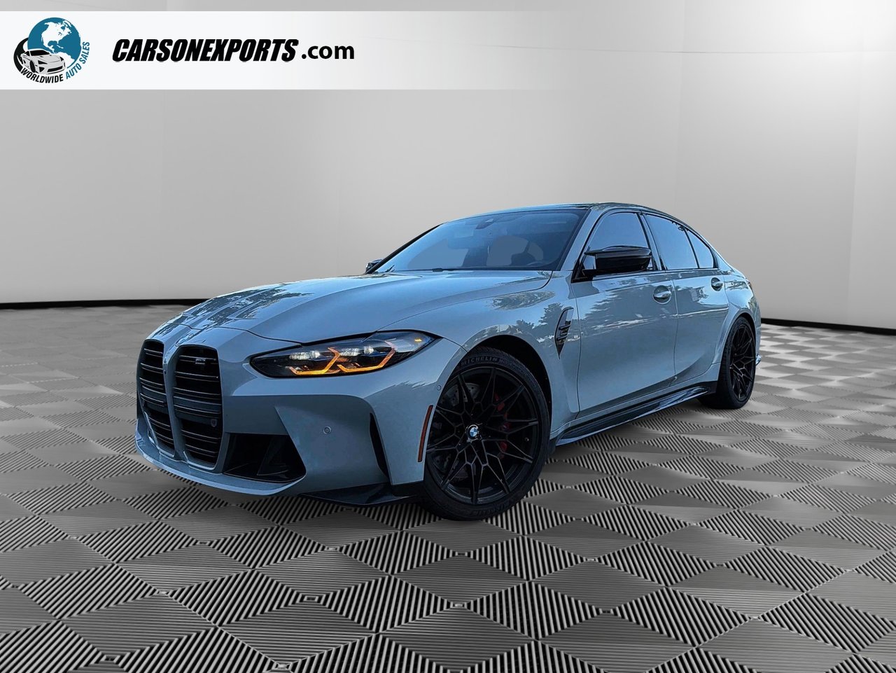 Gray Metallic 2023 BMW M3 Sedan All-Wheel Drive Automatic