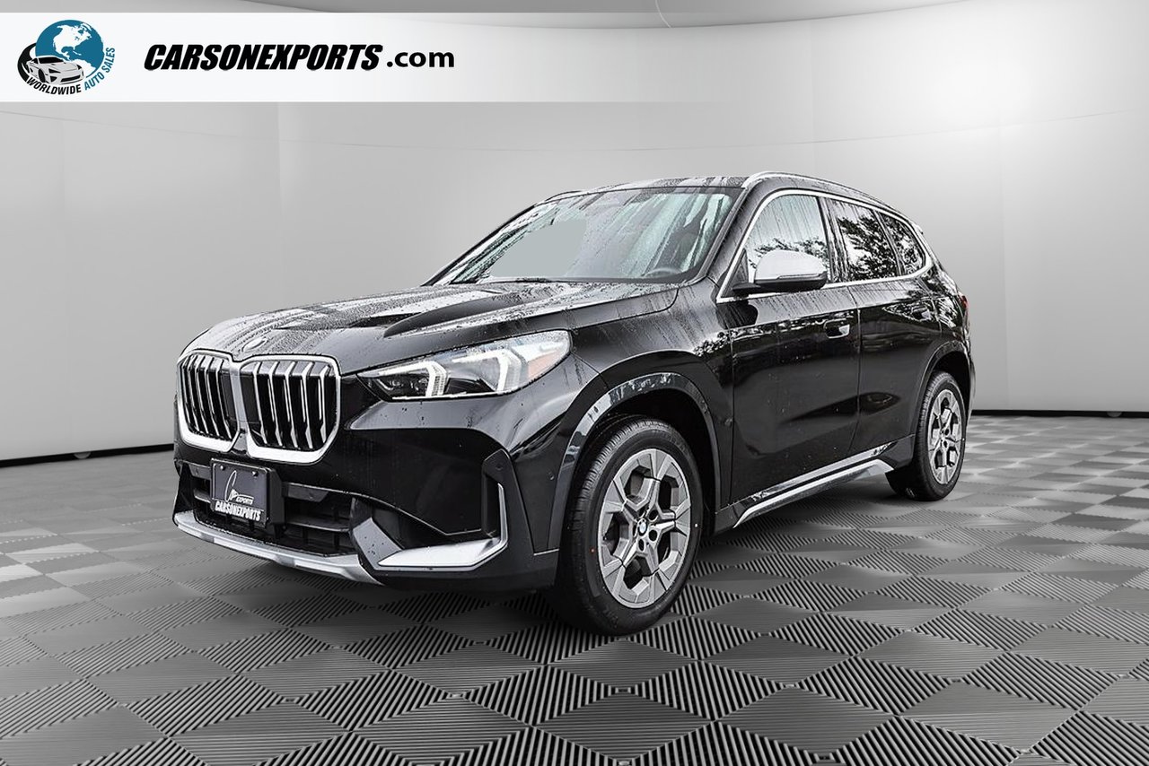 Jet Black 2024 BMW X1 SUV / Crossover All-Wheel Drive Automatic