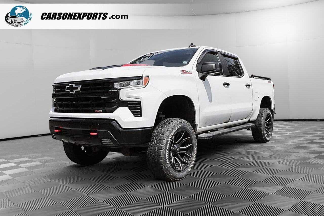 Summit White 2023 Chevrolet Silverado 1500 Pickup Truck Four-Wheel Drive Automatic