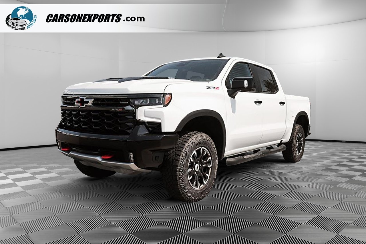 Summit White 2024 Chevrolet Silverado 1500 Pickup Truck Four-Wheel Drive Automatic