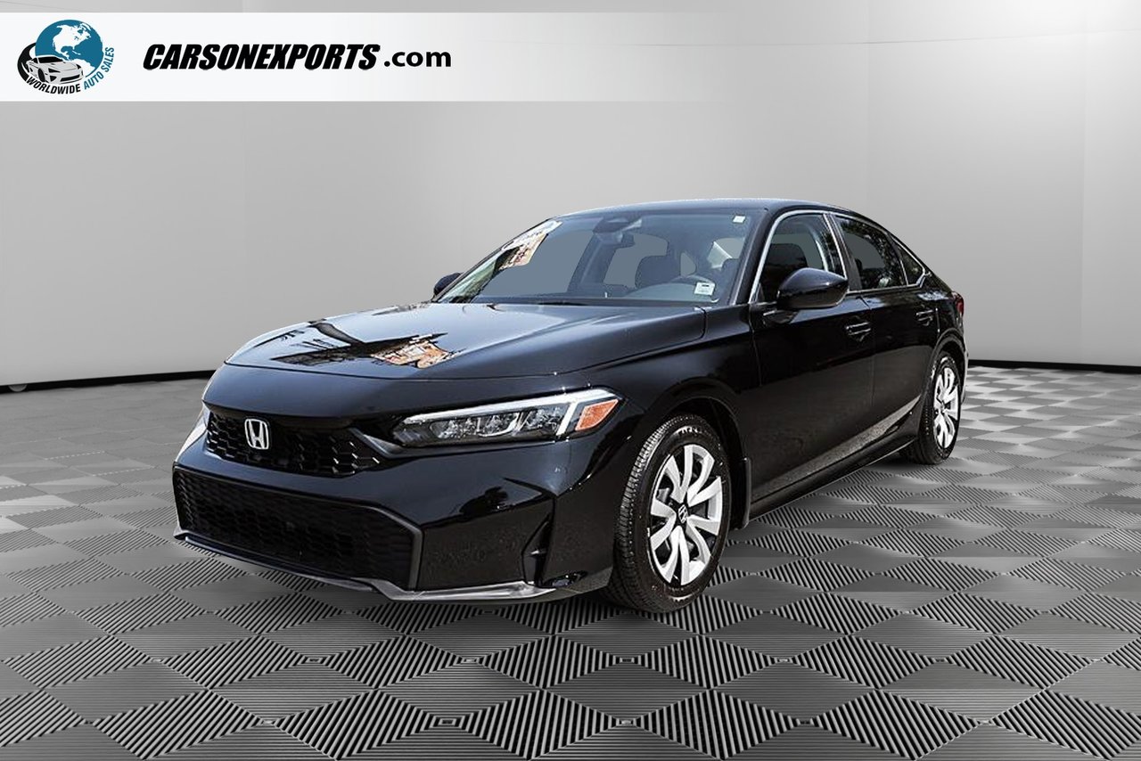 Black 2026 Honda Civic Sedan Front-Wheel Drive Continuously Variable Transmission