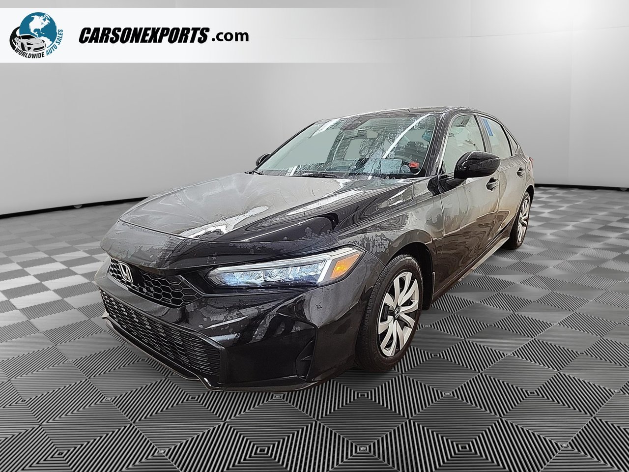 Black 2026 Honda Civic Sedan Front-Wheel Drive Continuously Variable Transmission
