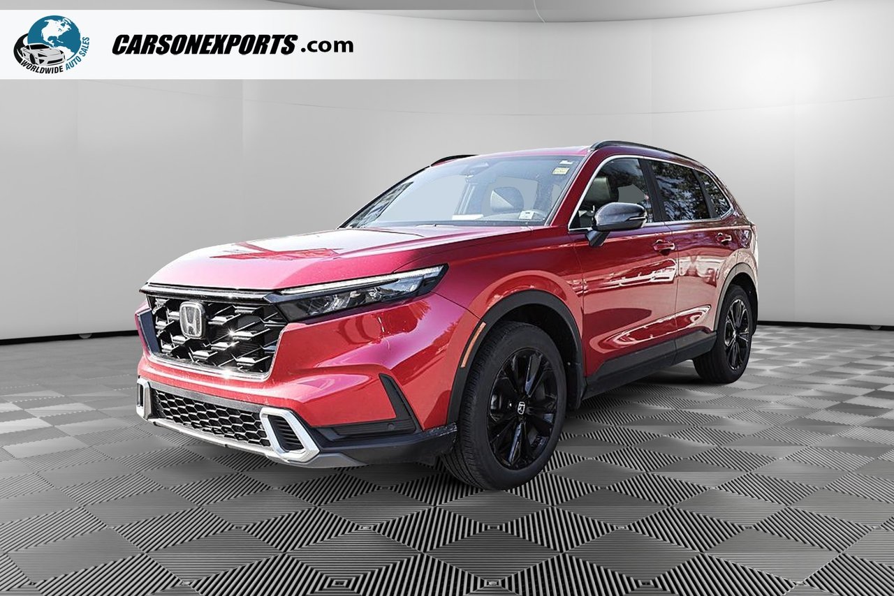 Radiant Red 2025 Honda CR-V Hybrid SUV / Crossover Continuously Variable Transmission