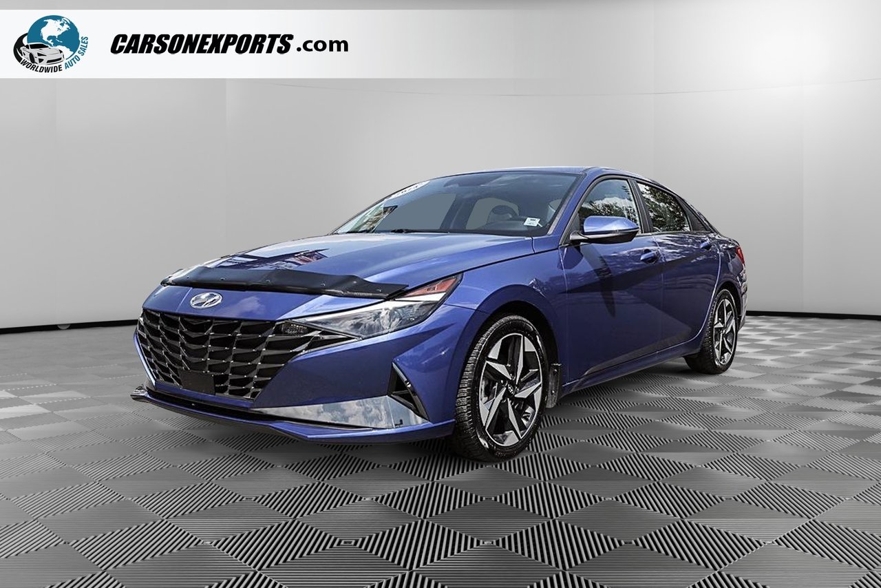 Intense Blue 2023 Hyundai Elantra Sedan Continuously Variable Transmission
