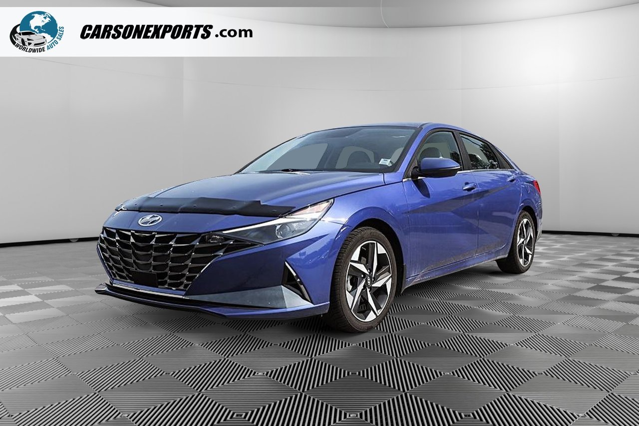 Intense Blue 2023 Hyundai Elantra Sedan Continuously Variable Transmission