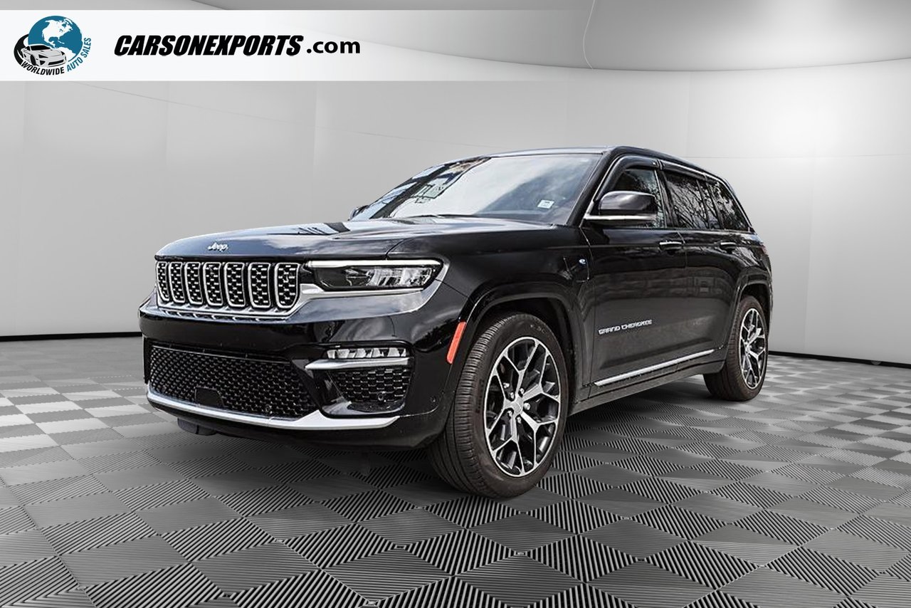 Diamond Black Crystal Pearlcoat 2022 Jeep Grand Cherokee 4xe SUV / Crossover Four-Wheel Drive Automatic
