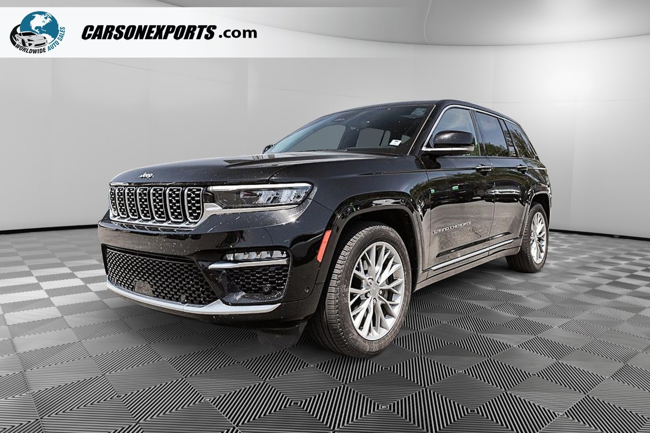 Diamond Black Crystal Pearlcoat 2024 Jeep Grand Cherokee Summit 4WD SUV / Crossover Four-Wheel Drive Automatic