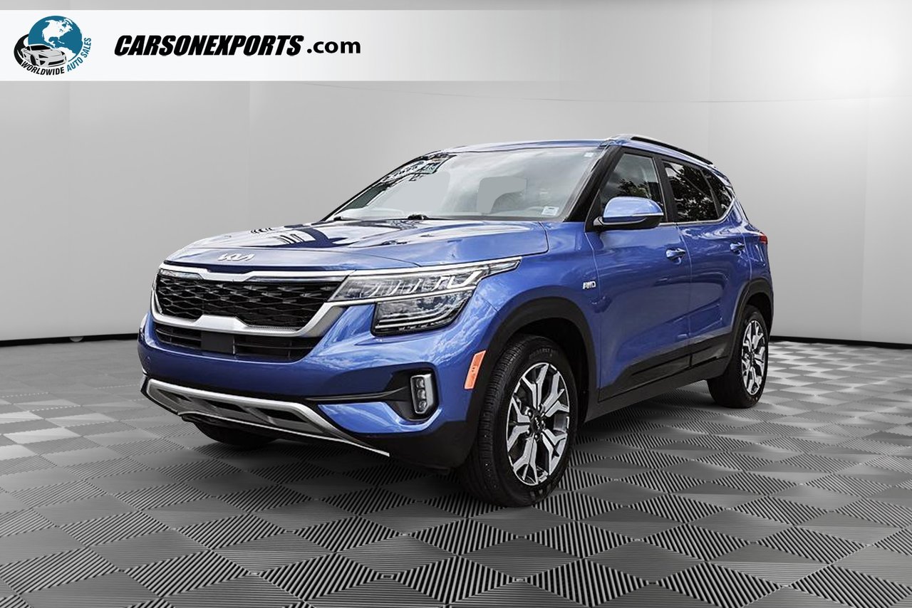 Neptune Blue 2023 Kia Seltos SUV / Crossover All-Wheel Drive Continuously Variable Transmission