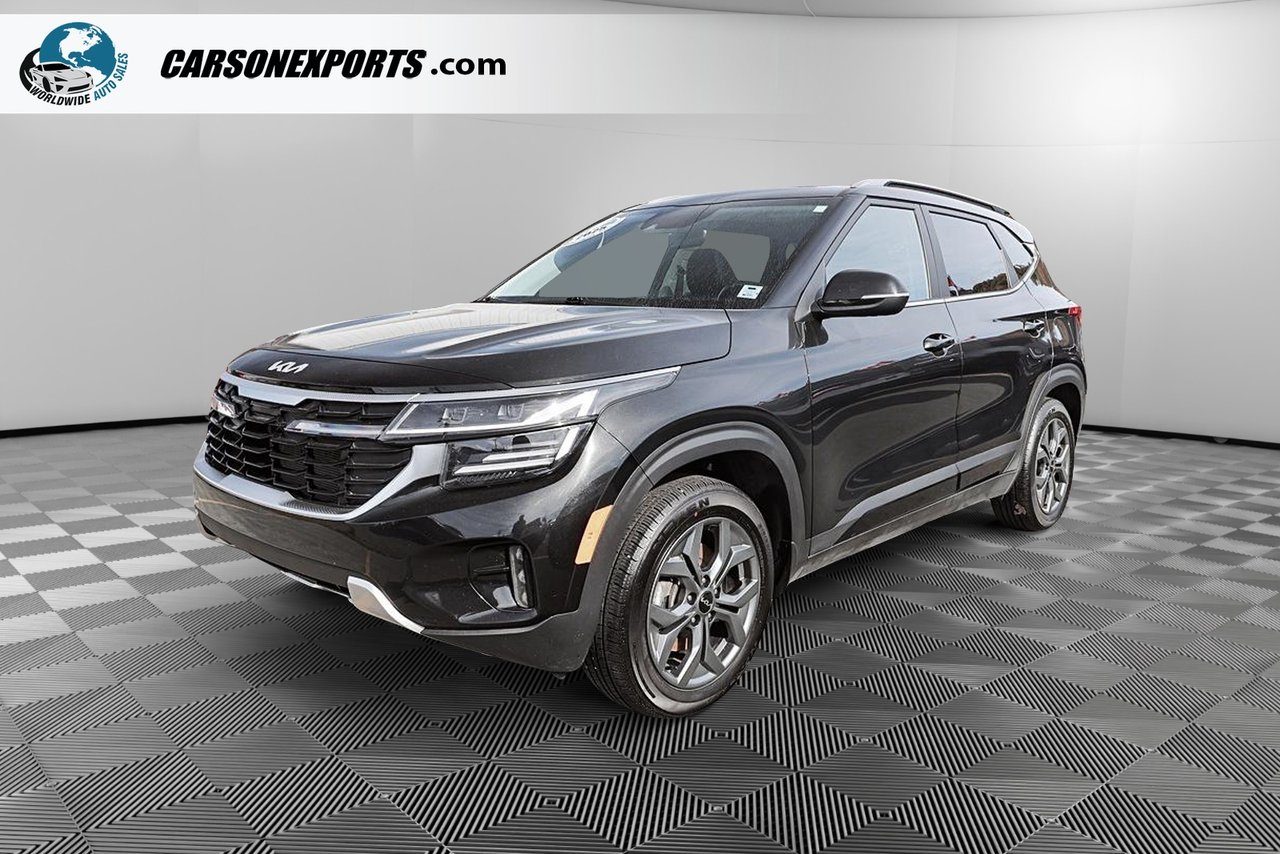 Black 2025 Kia Seltos SUV / Crossover All-Wheel Drive Continuously Variable Transmission