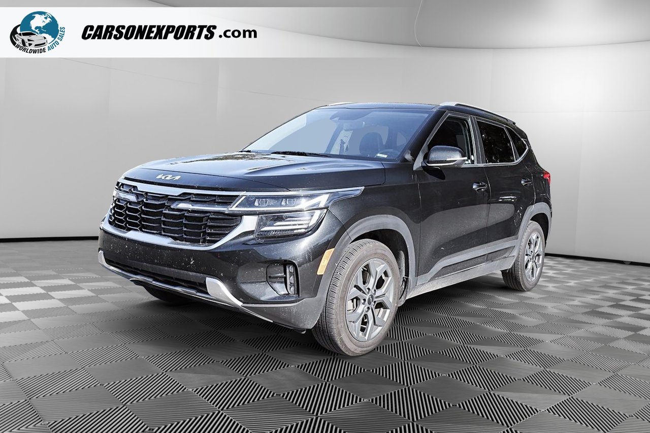 Black 2025 Kia Seltos SUV / Crossover All-Wheel Drive Continuously Variable Transmission