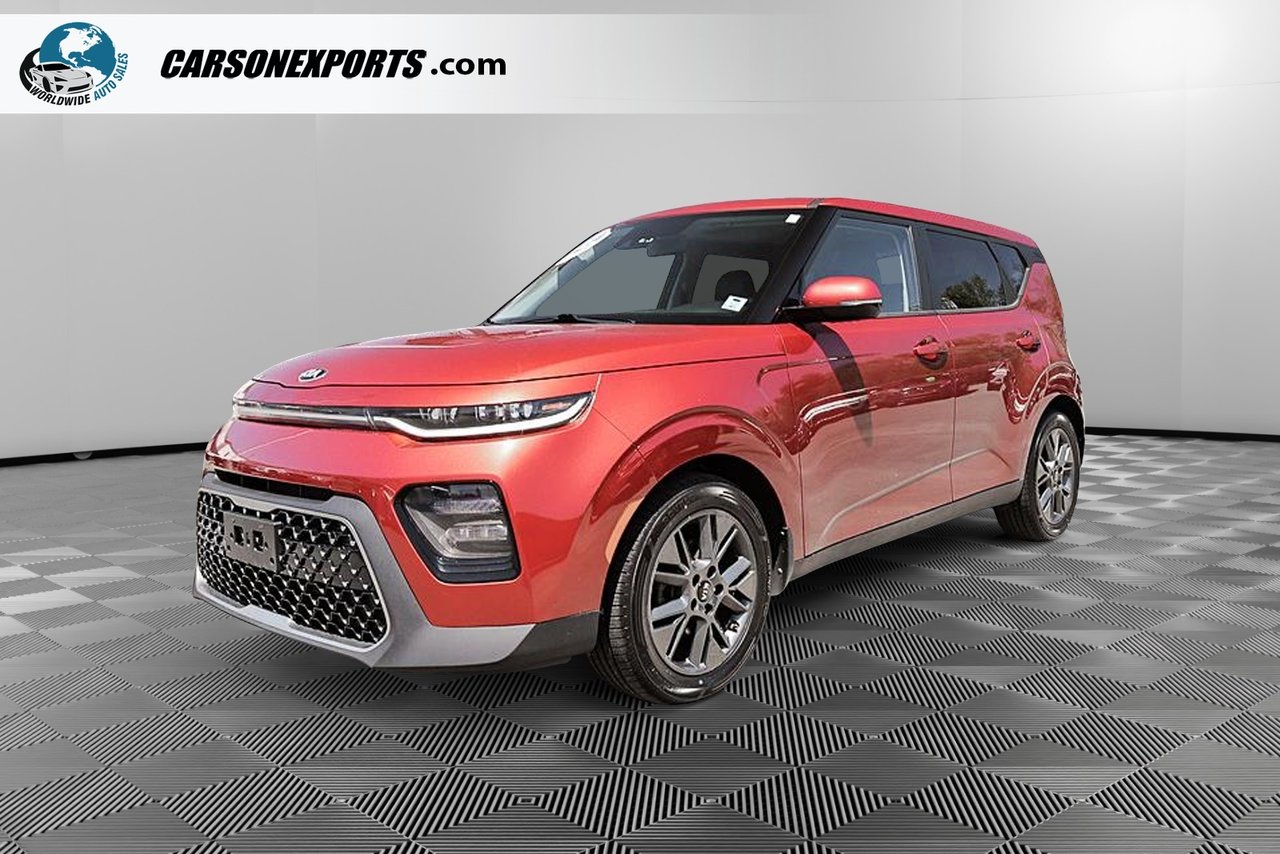 Orange 2021 Kia Soul EX FWD SUV / Crossover Front-Wheel Drive Continuously Variable Transmission