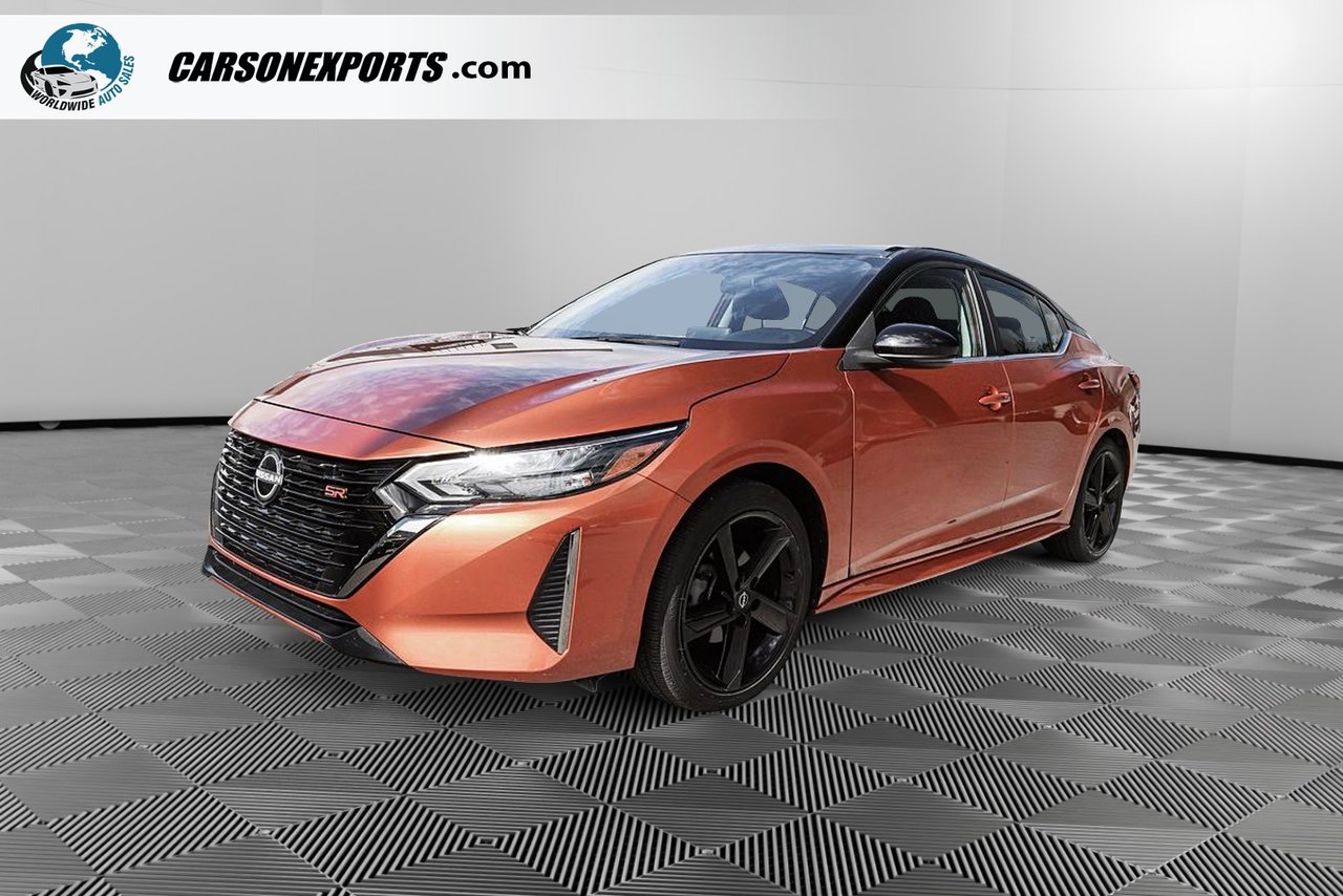 Orange 2024 Nissan Sentra Sedan Front-Wheel Drive Continuously Variable Transmission