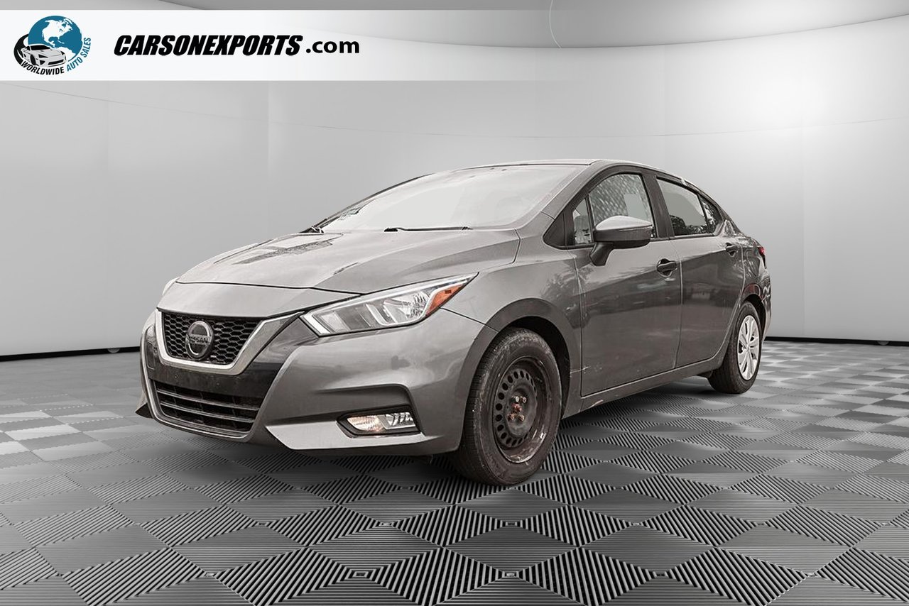 Gray 2021 Nissan Versa Sedan Front-Wheel Drive Continuously Variable Transmission