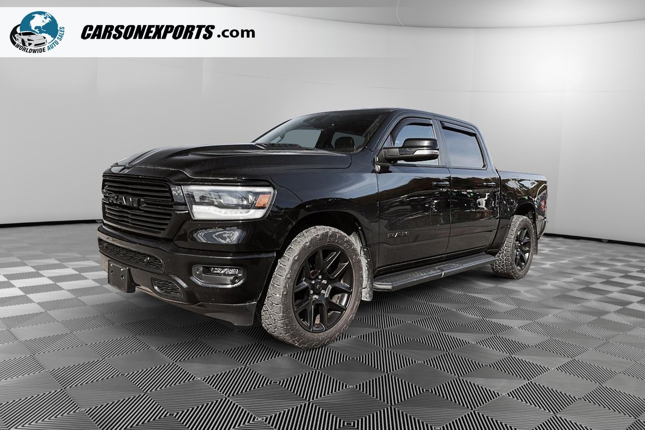 Diamond Black Crystal Pearlcoat 2022 RAM 1500 Pickup Truck Four-Wheel Drive Automatic
