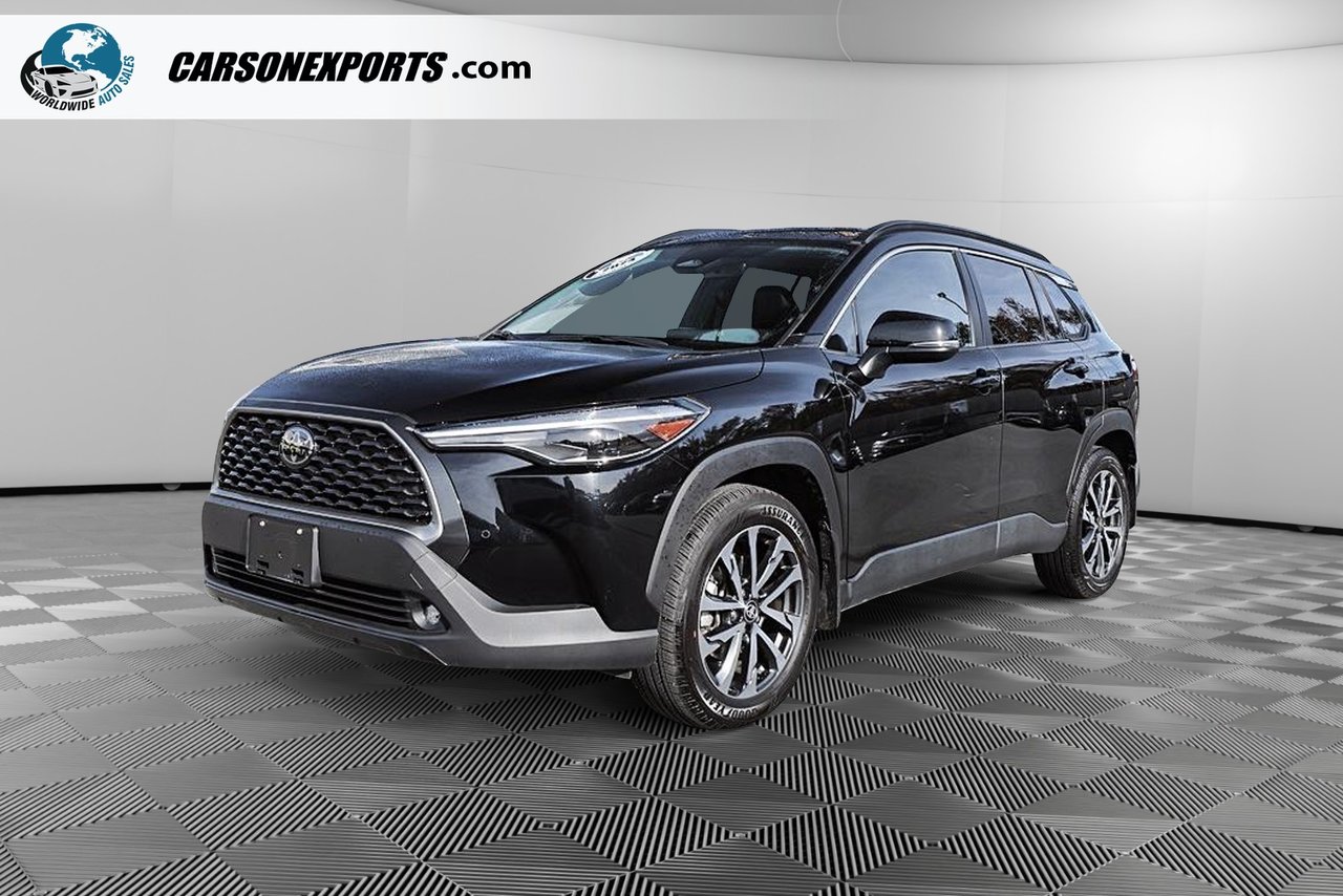 Black 2024 Toyota Corolla Cross SUV / Crossover All-Wheel Drive Continuously Variable Transmission
