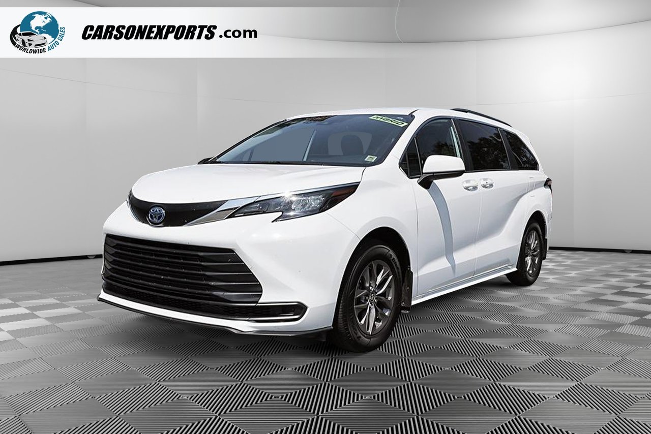 White 2025 Toyota Sienna Minivan All-Wheel Drive Automatic