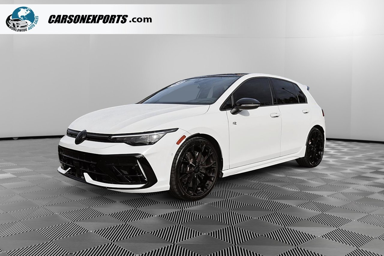 White 2025 Volkswagen Golf R Hatchback All-Wheel Drive Automatic