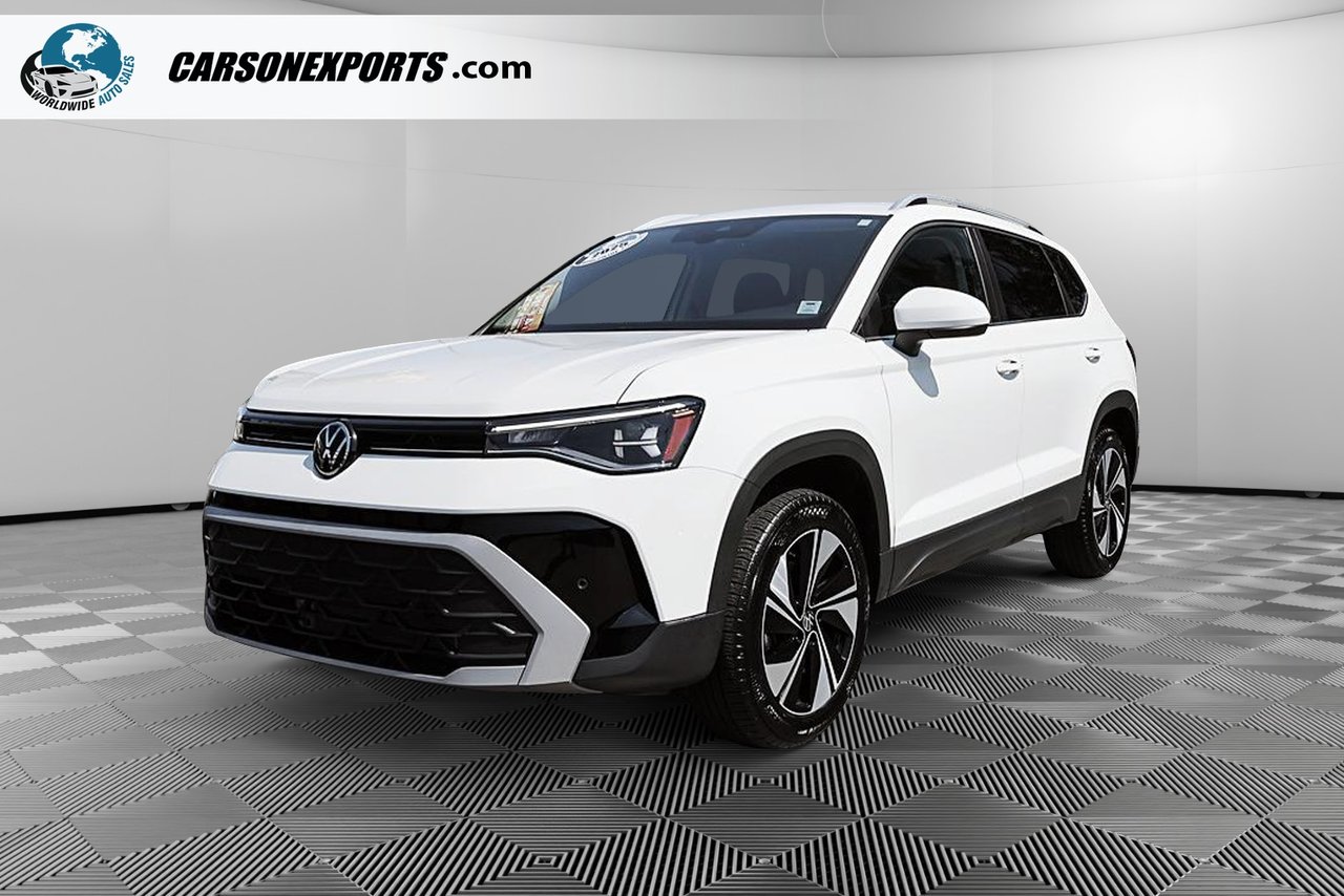 White 2025 Volkswagen Taos SUV / Crossover All-Wheel Drive Automatic