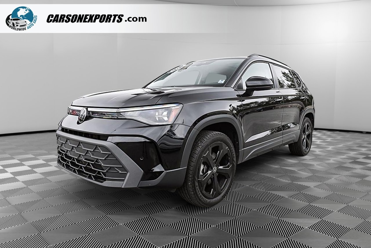 Black 2025 Volkswagen Taos SUV / Crossover Automatic