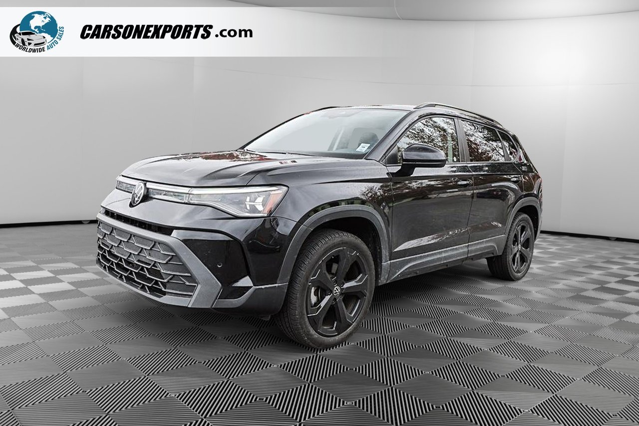 Black 2025 Volkswagen Taos SUV / Crossover Automatic