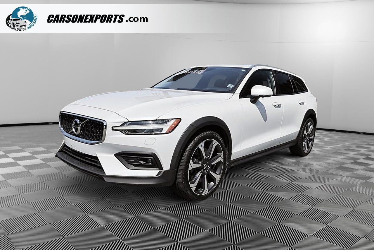 Crystal White Metallic 2022 Volvo V60 Wagon All-Wheel Drive Automatic