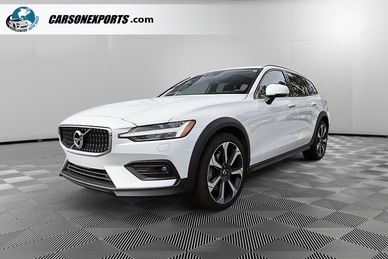 Crystal White Metallic 2022 Volvo V60 Wagon All-Wheel Drive Automatic