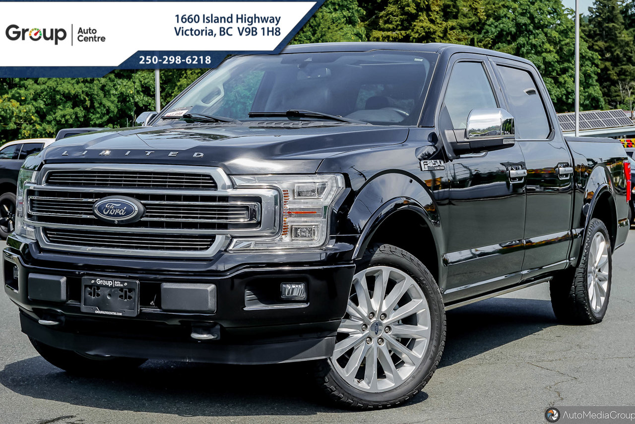 Agate Black Metallic 2020 Ford F-150 Limited SuperCrew 4WD Pickup Truck Four-Wheel Drive Automatic