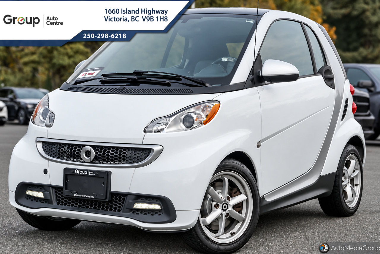 White 2014 smart fortwo Hatchback Rear-Wheel Drive 5-Speed Automatic