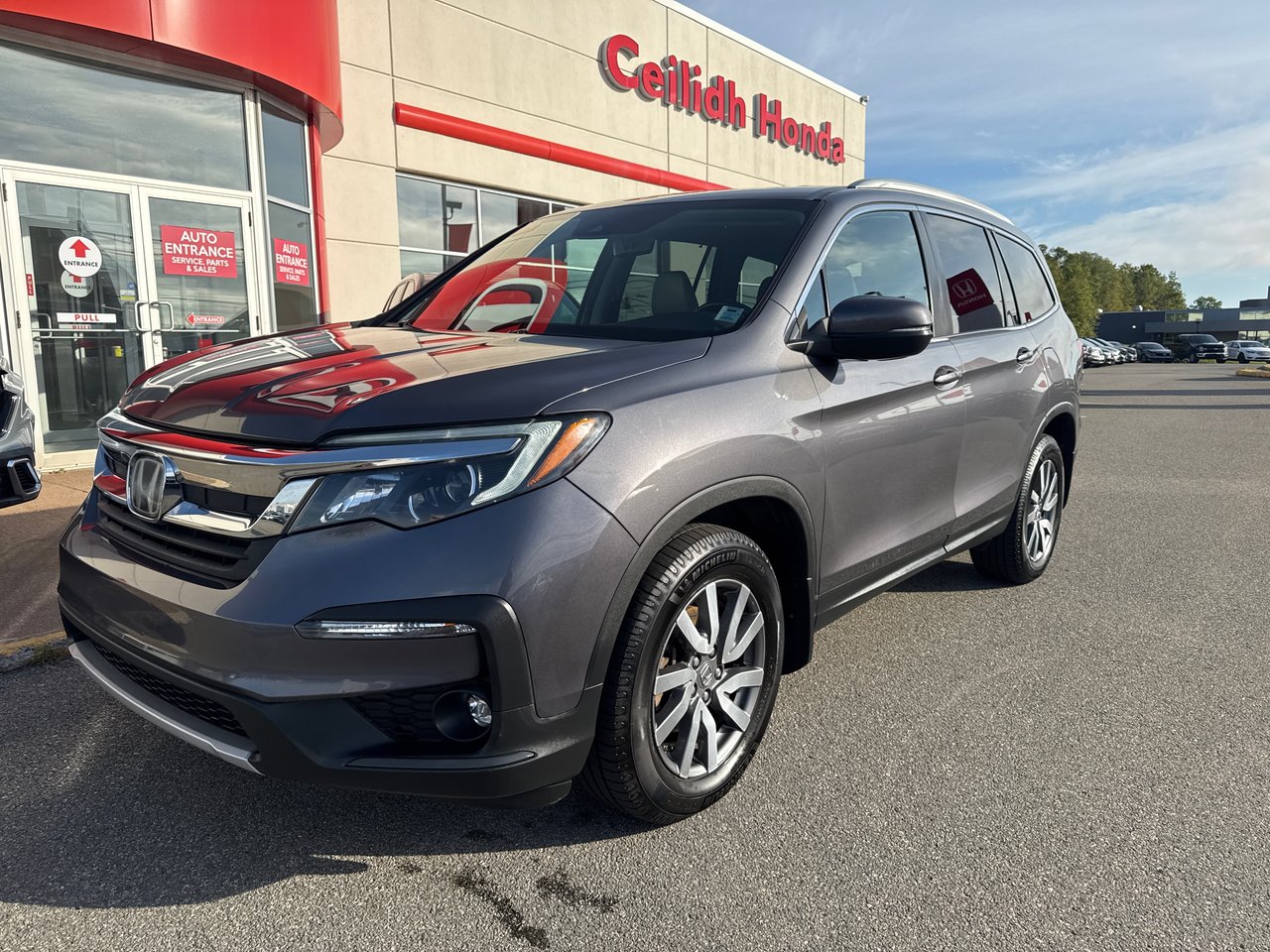 Gray 2019 Honda Pilot SUV / Crossover Automatic