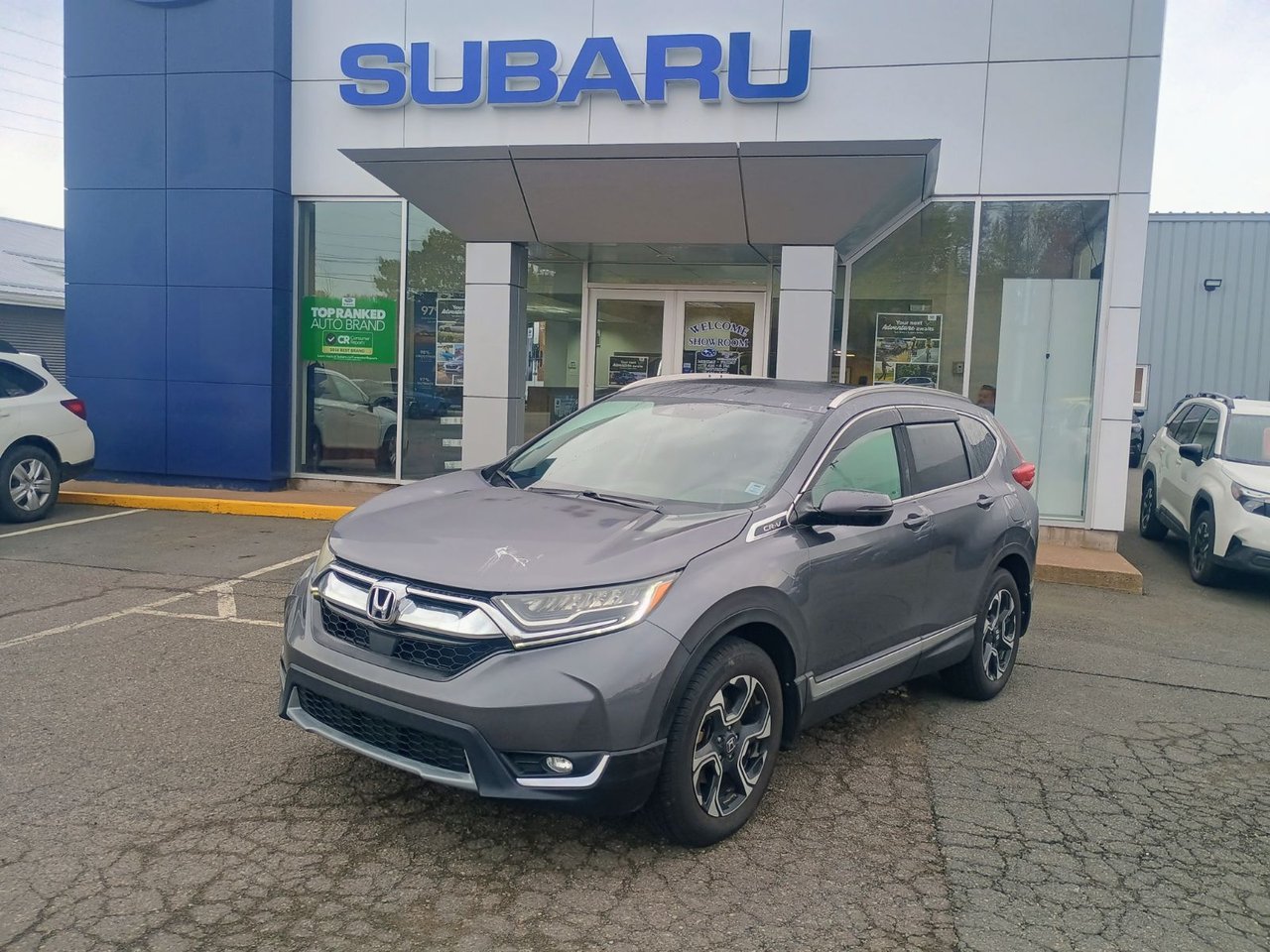 Gray 2017 Honda CR-V SUV / Crossover All-Wheel Drive Continuously Variable Transmission