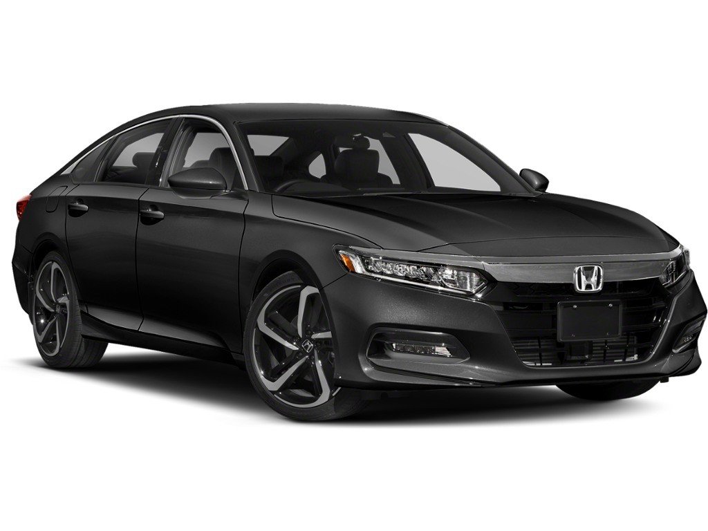 Black 2018 Honda Accord 1.5T Sport FWD Sedan Front-Wheel Drive Continuously Variable Transmission
