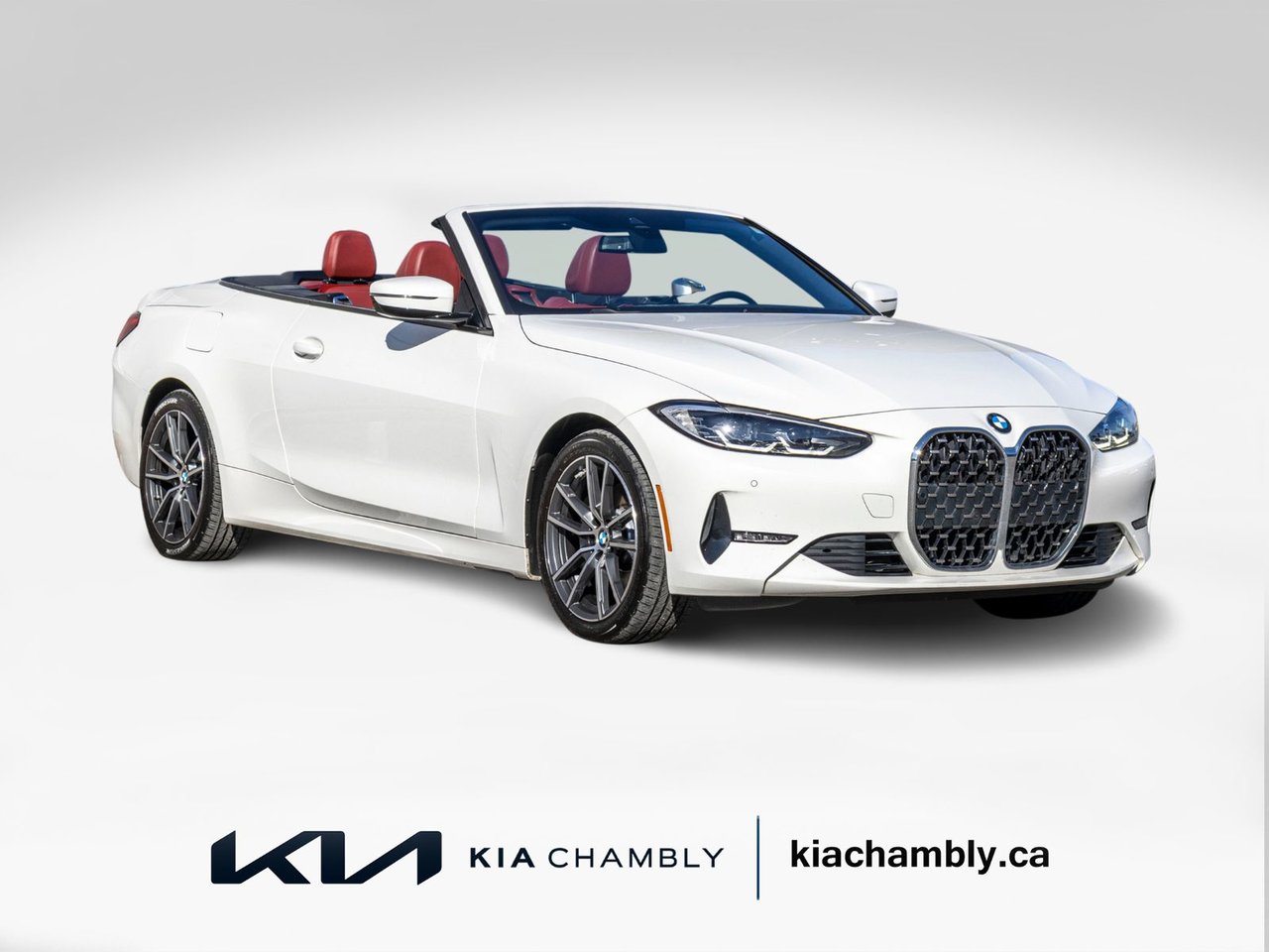 White 2024 BMW 4 Series Convertible All-Wheel Drive Automatic