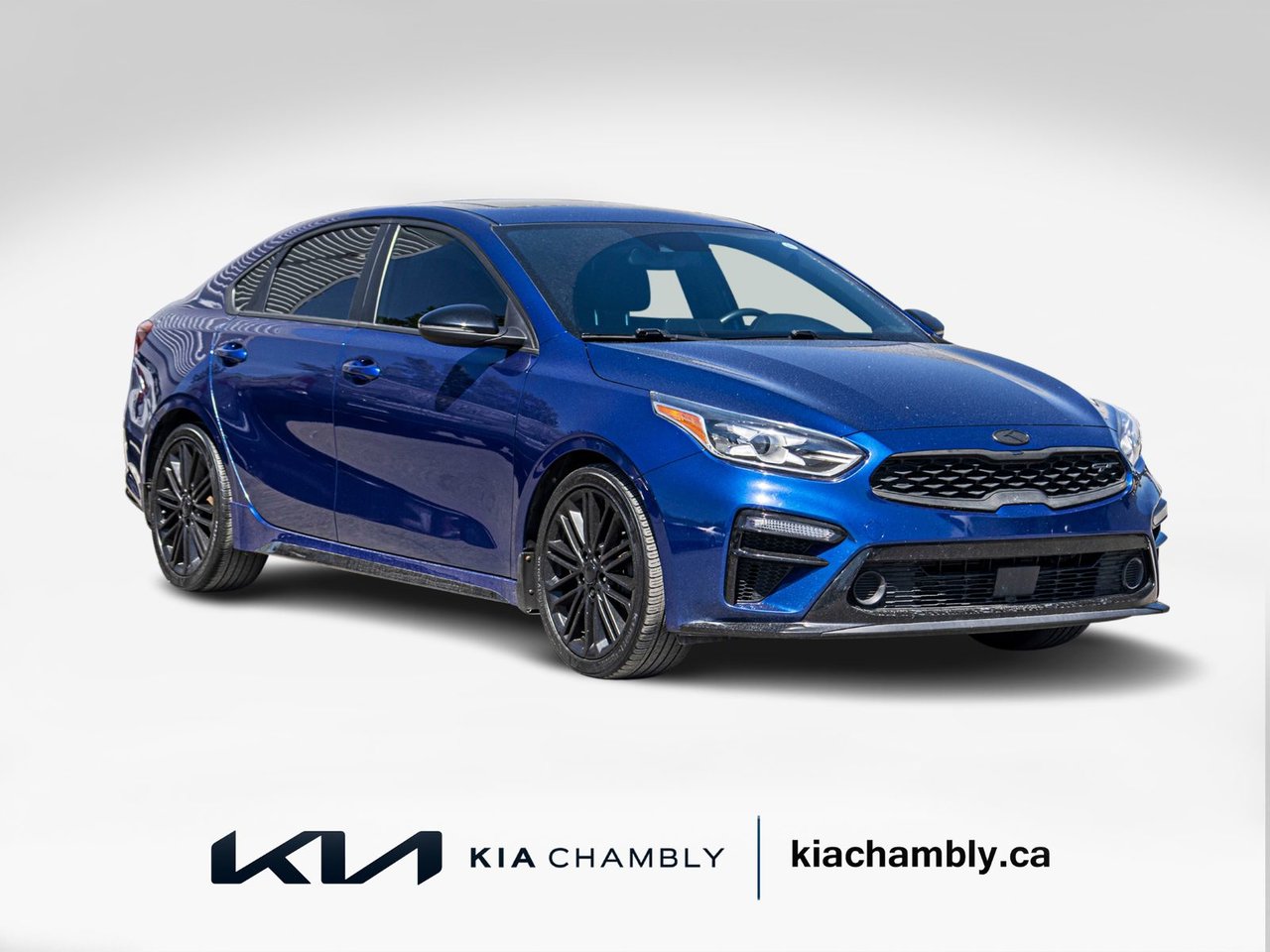 Blue 2021 Kia Forte GT Limited FWD Sedan Automatic