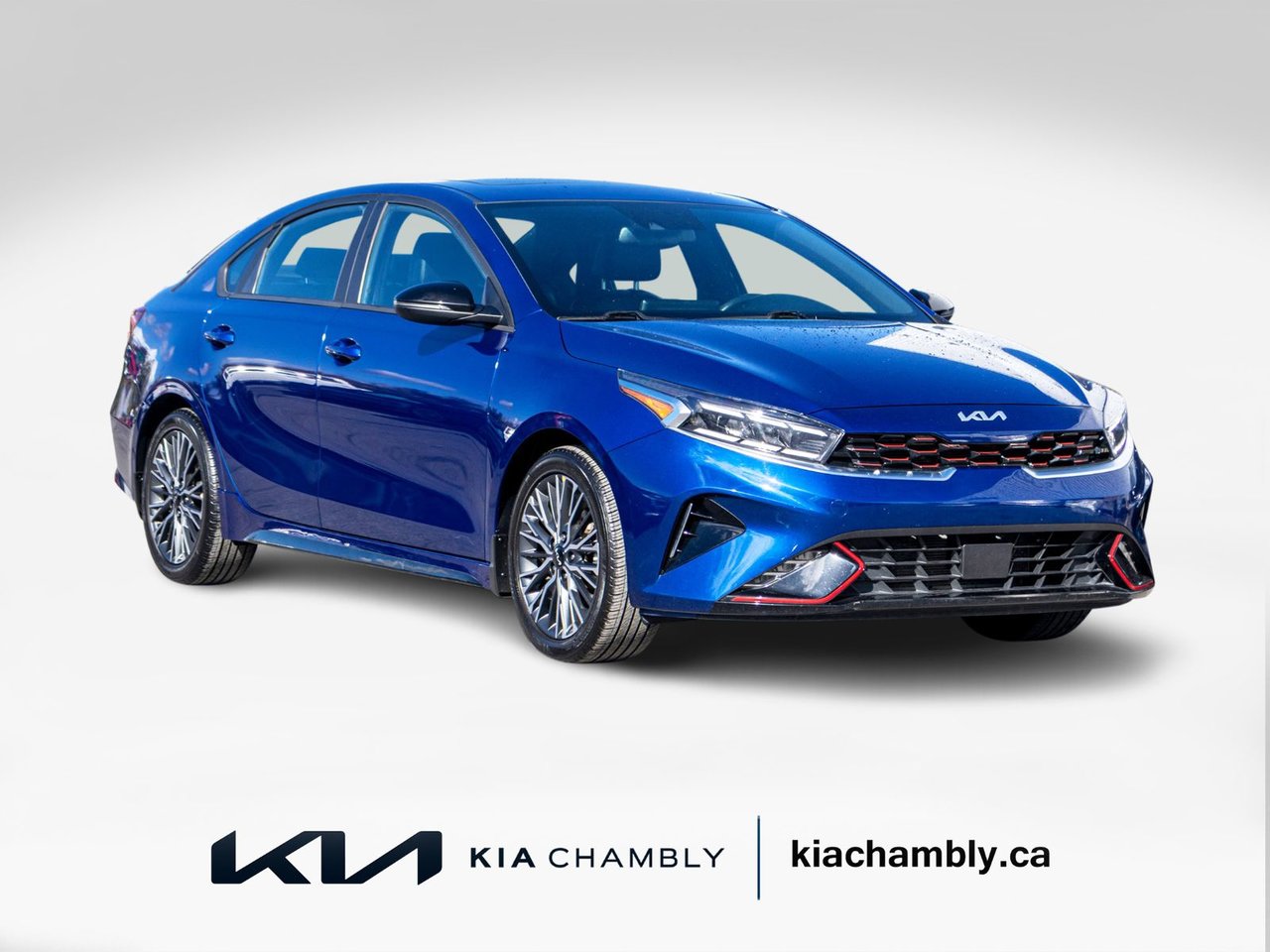 Blue 2024 Kia Forte Sedan Front-Wheel Drive Automatic
