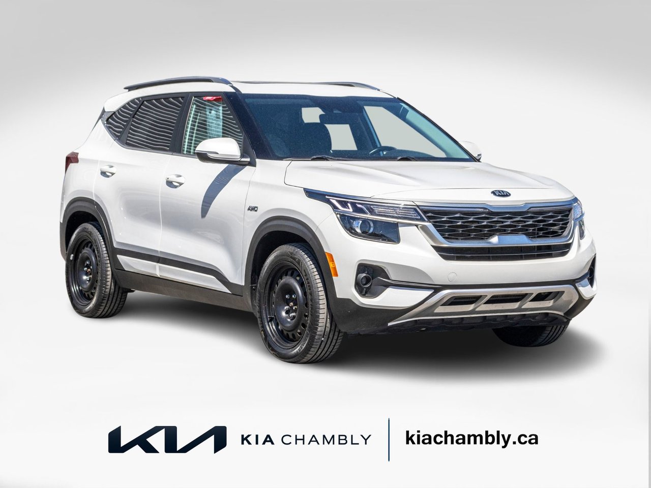 White 2021 Kia Seltos EX AWD SUV / Crossover All-Wheel Drive Automatic