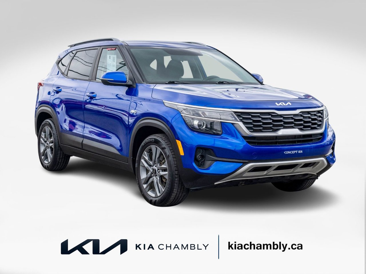 Blue 2022 Kia Seltos LX AWD SUV / Crossover All-Wheel Drive Automatic
