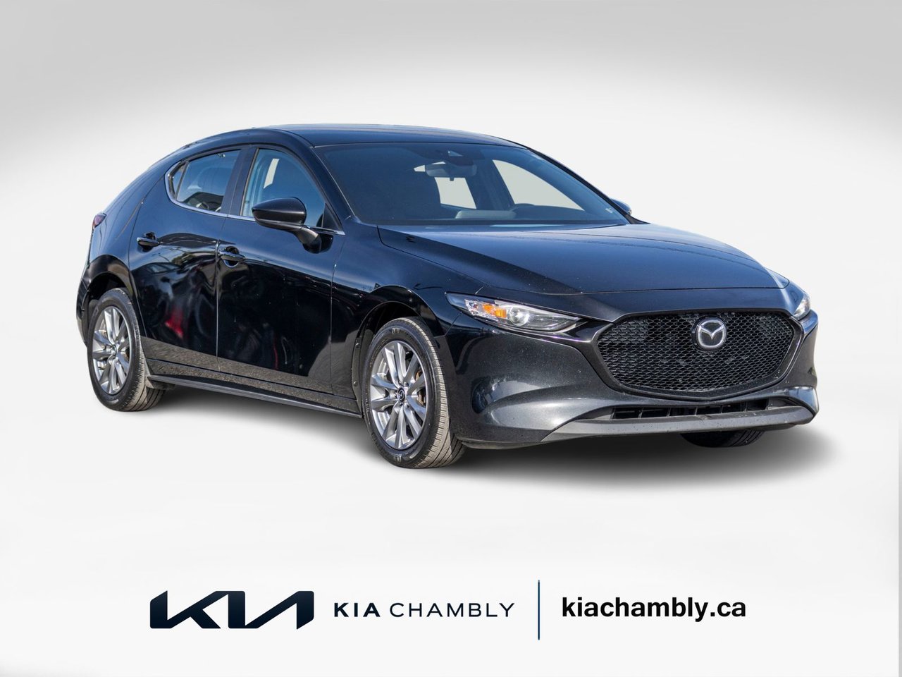 Black 2023 Mazda MAZDA3 Sport Hatchback Automatic