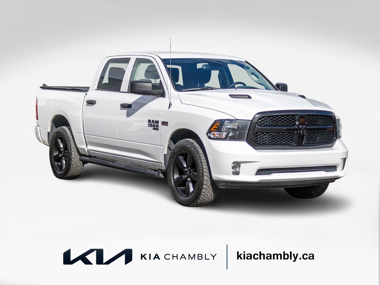 White 2019 RAM 1500 Pickup Truck Four-Wheel Drive Automatic