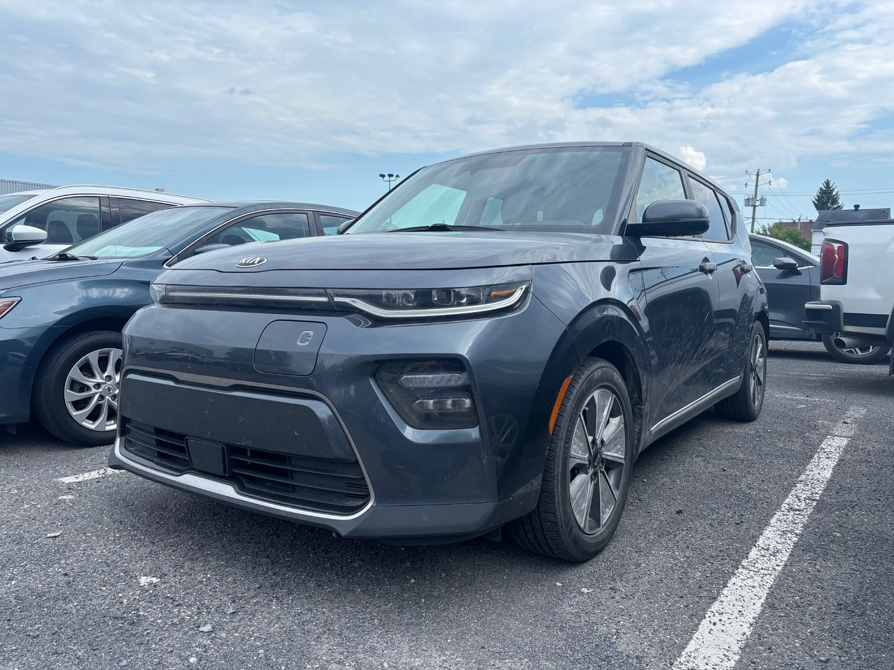 Blue 2021 Kia Soul EV SUV / Crossover Automatic